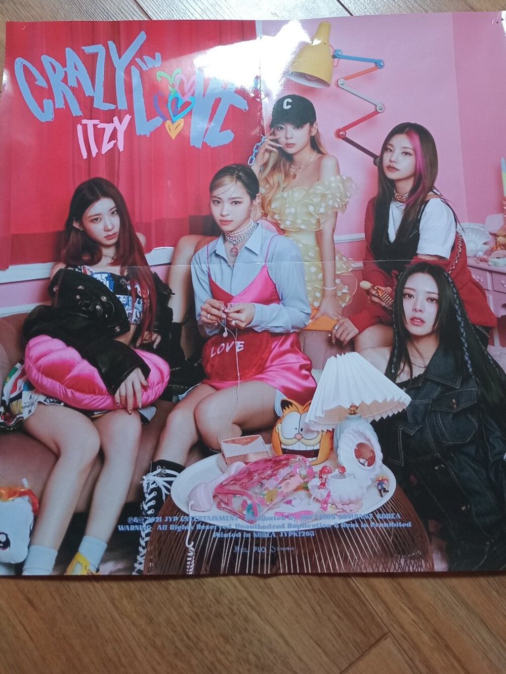 ITZY Crazy In Love Kpop Poster